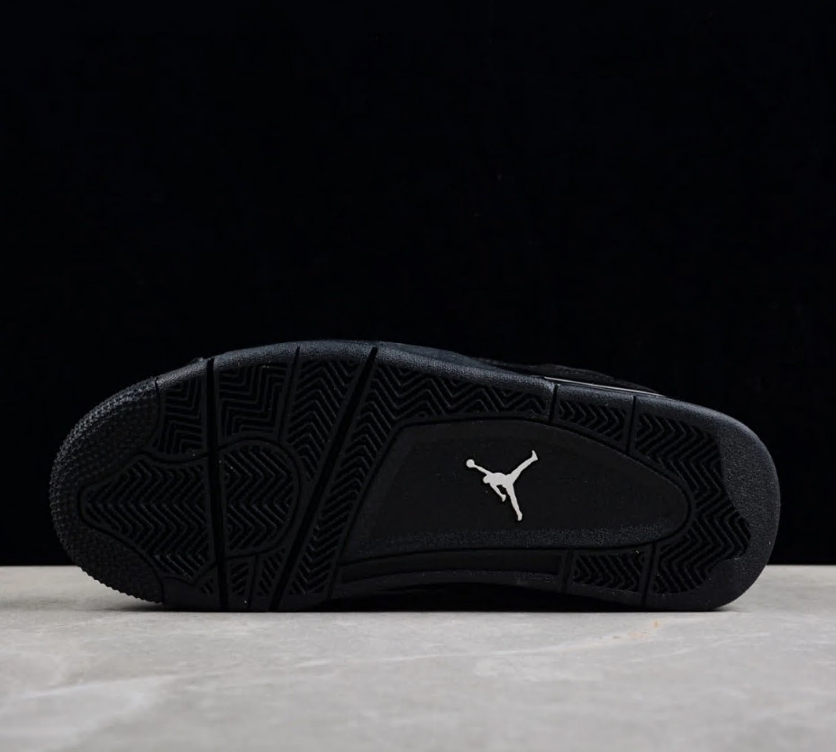 Men’s Jordan 4 Retro “Black Cat” Basketball Shoes Mid Top Us Size 7-12