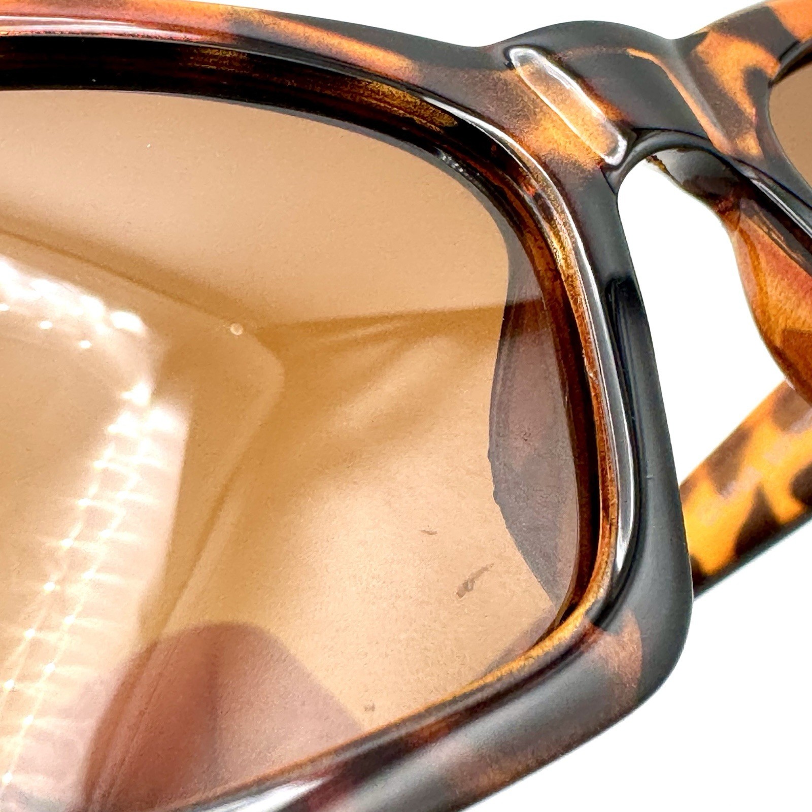 Geometric Sunglasses Polarized Brown Tortoise Shell Frame Fashion Modern Style