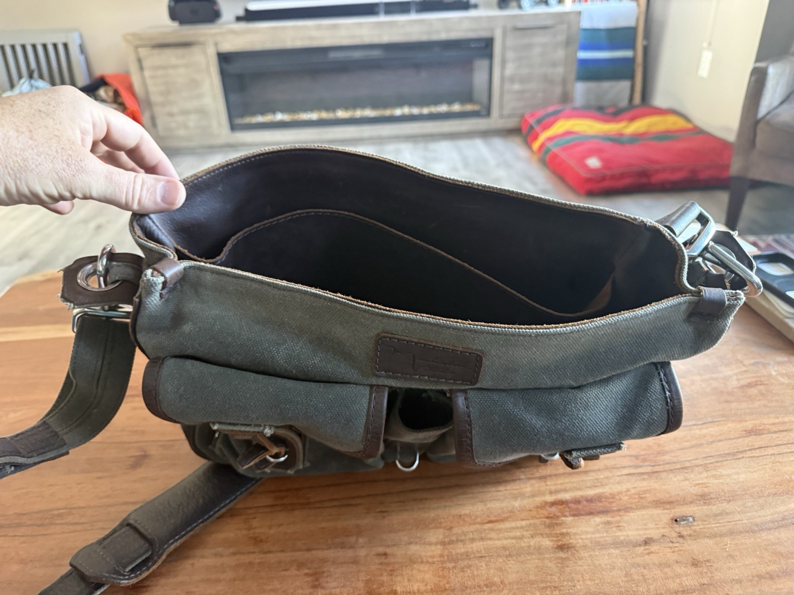 Saddleback Mountainback Waxed Canvas Pocket Brief