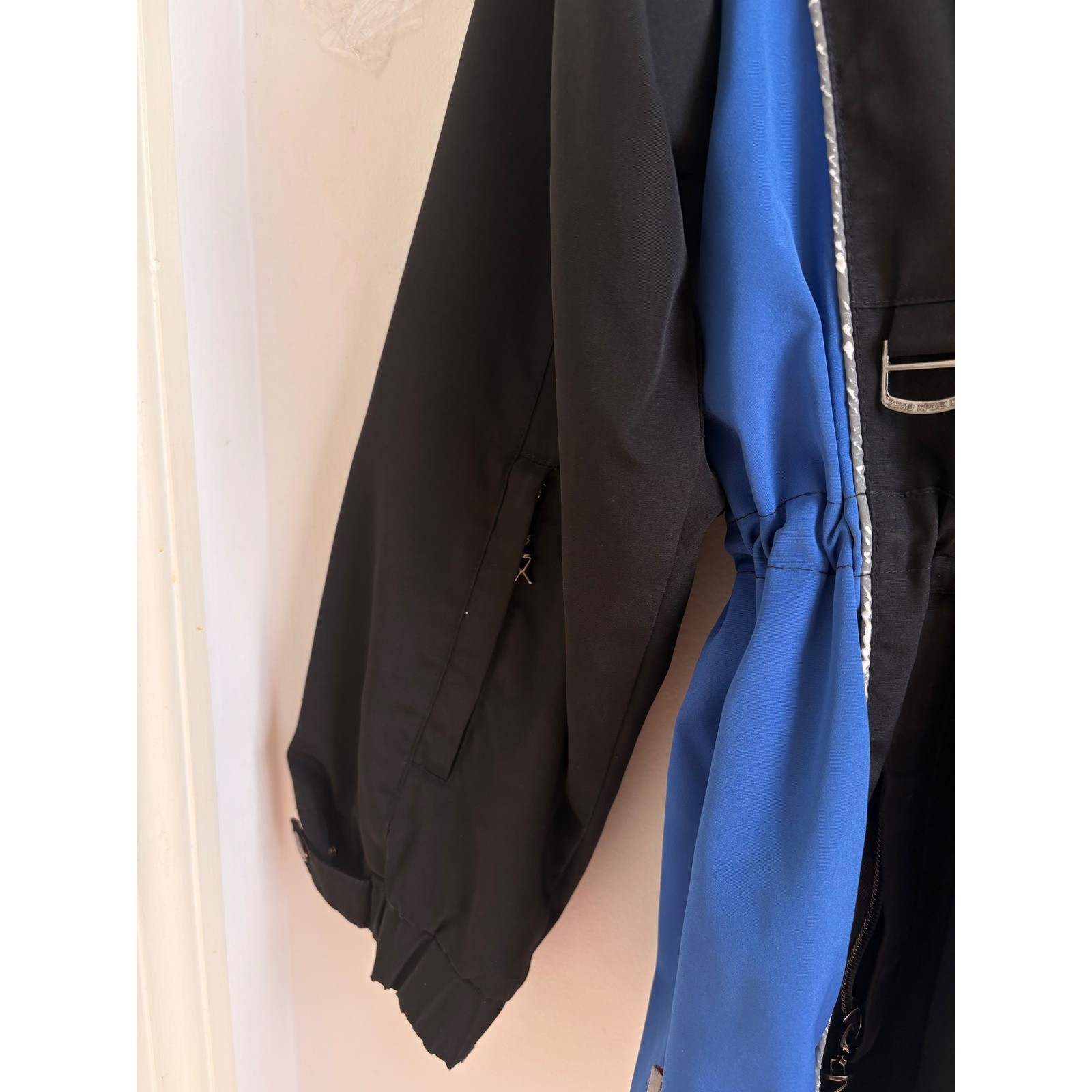 ZeroXposur Womens Black Blue Element Protector Activewear Ski Jacket Lg 12/14