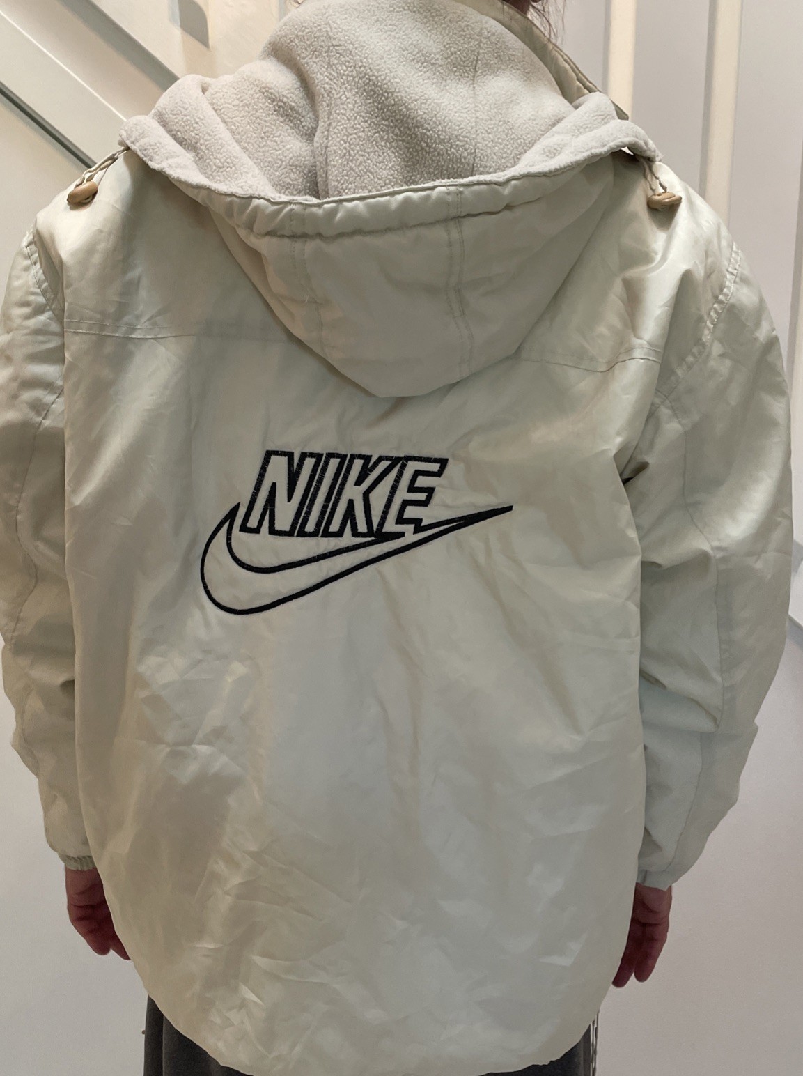 Men’s Nike Of-White Lined Jacket XXL