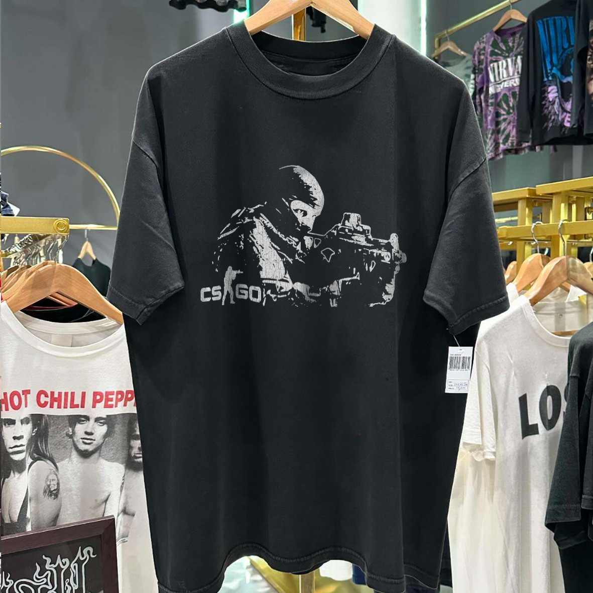 2012 Counter Strike: GO Classic T-Shirt Black L