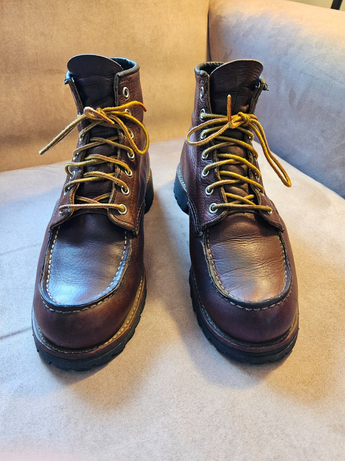 Red Wing ROUGHNECK Men’s 6-Inch Boot in Briar Oil Slick Leather Men’s Size 9.5 D
