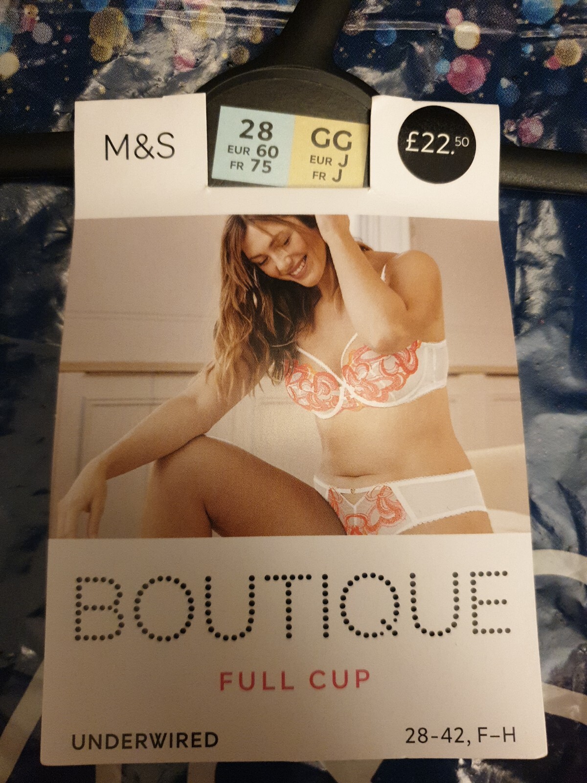 Underwire Full Cup Bra 28GG M&S(RRP £22.50)