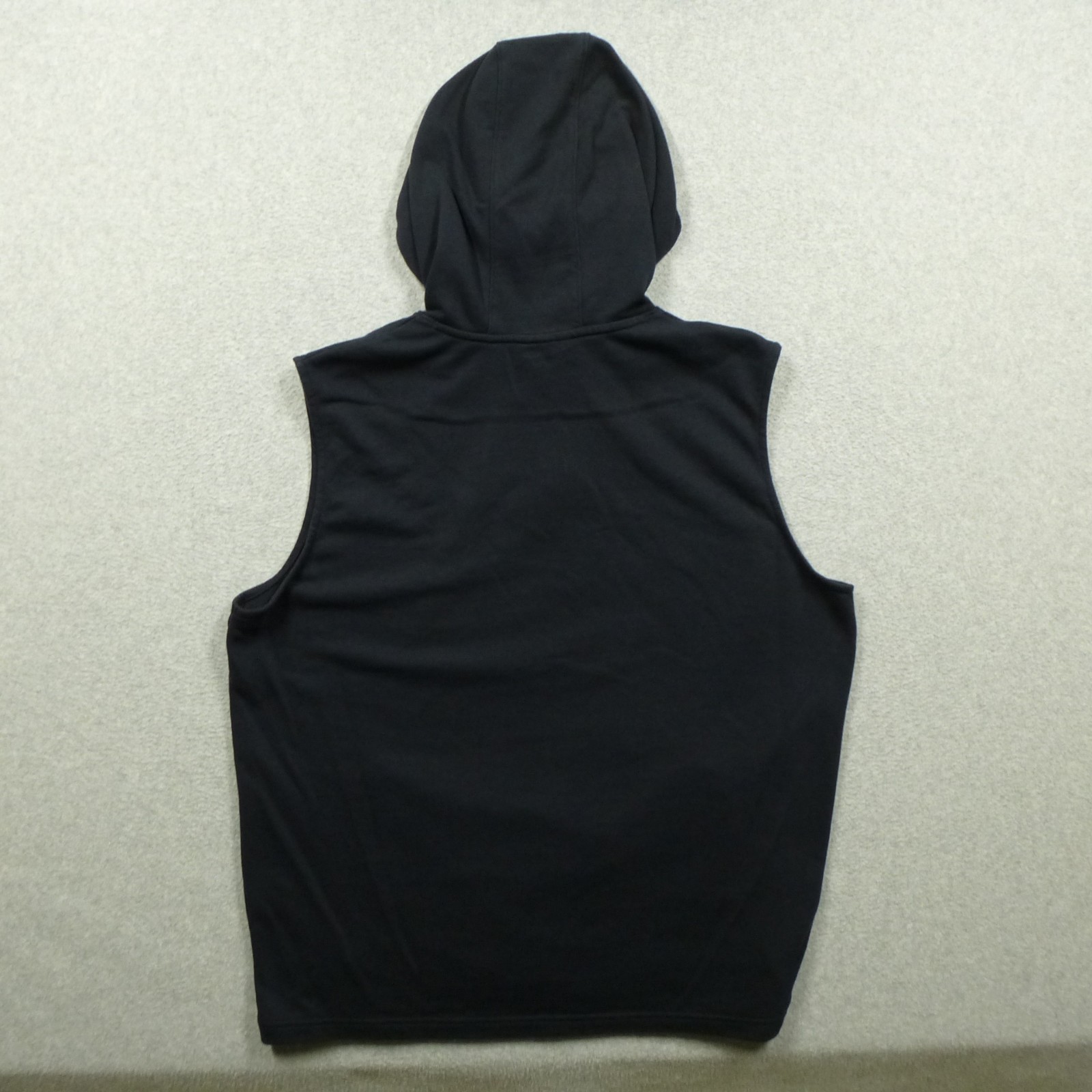 Under Armour Hoodie Mens 2XL Black Sleeveless Pullover Workout Gym Sports Active