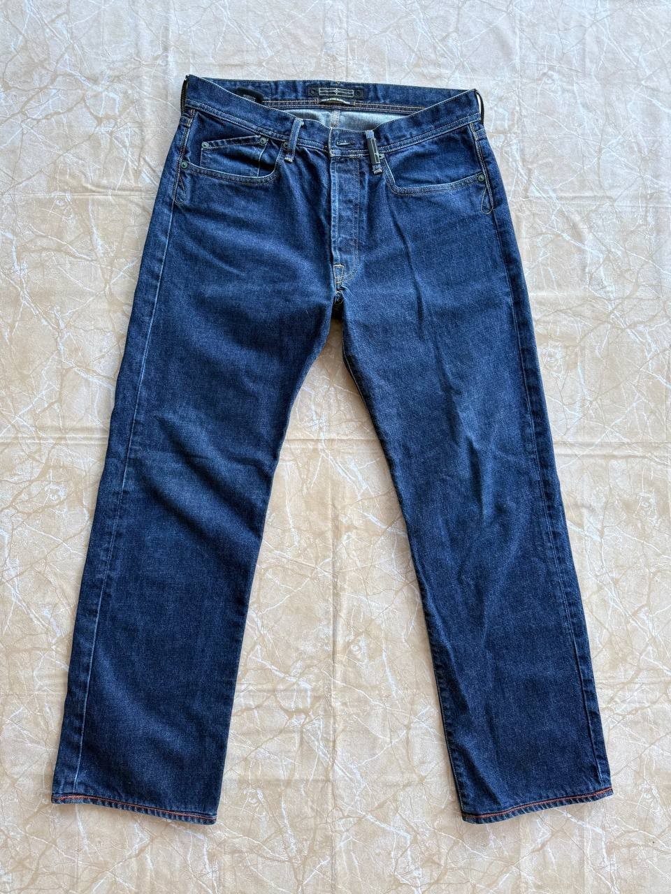 Stone Island Denims Jeans Mens W32 Vintage Indigo Straight Leg Blue Casual Pants