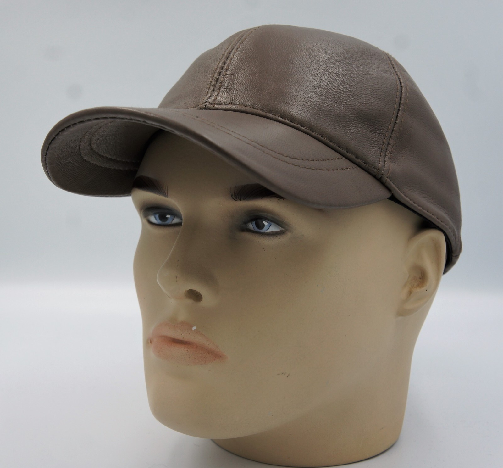 New 100% Real Genuine Lambskin Leather Baseball Cap Hat Sports Visor 42 COLORS