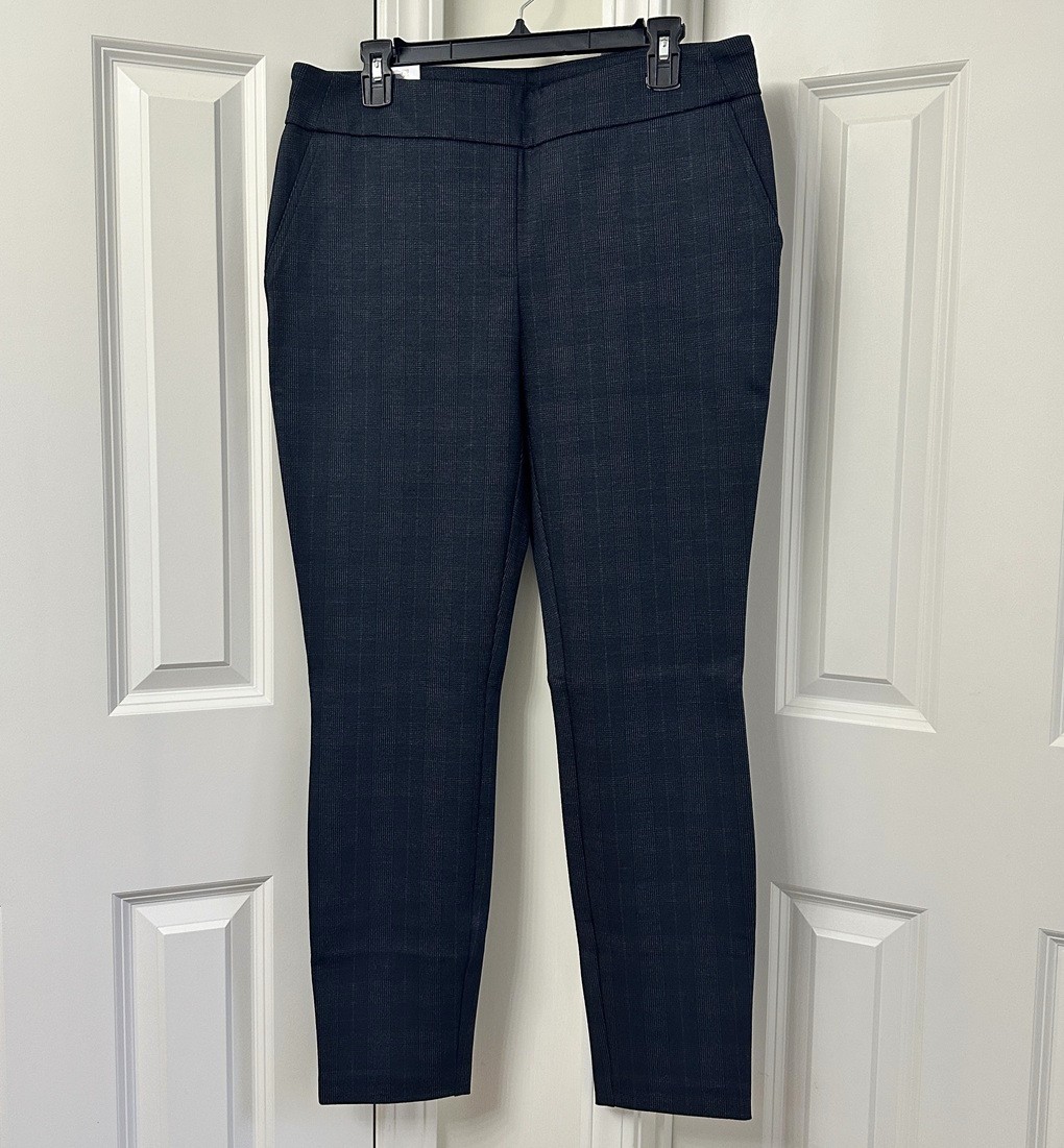 Dalia Women’s Pull-On Ponte Pant, Navy Combo