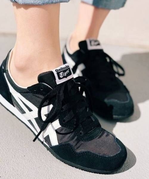 Onitsuka Tiger 1183B400 SERRANO Sneakers4-11Holive cream dark blue black white