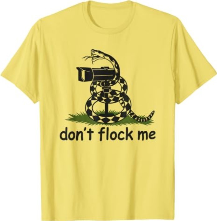 Funny Don’t Flock Me Privacy Liberty Snake T-Shirt