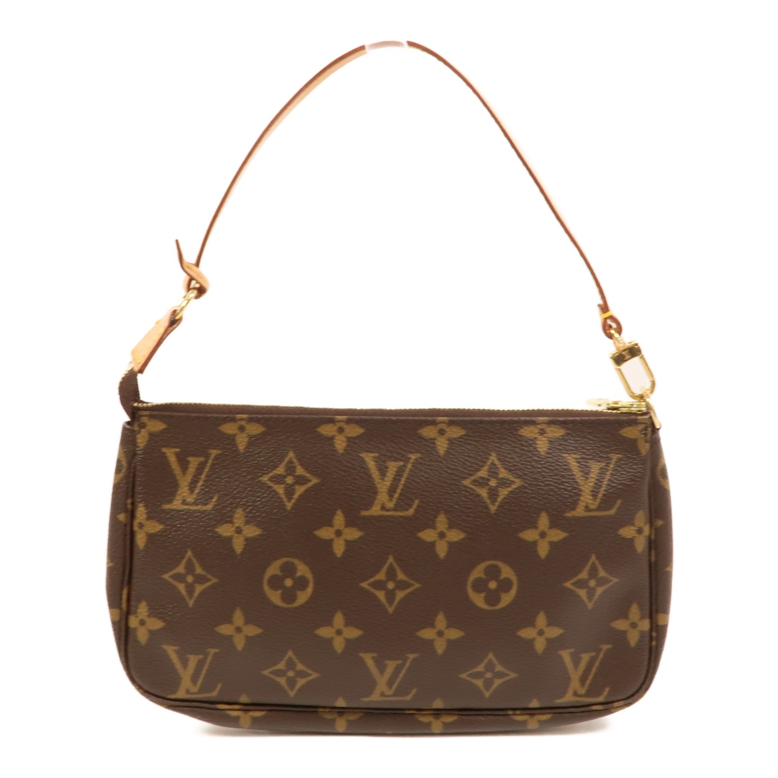 LOUIS VUITTON LV GHW Pochette Accessoires Pouch Handbag M51980 Monogram Brown