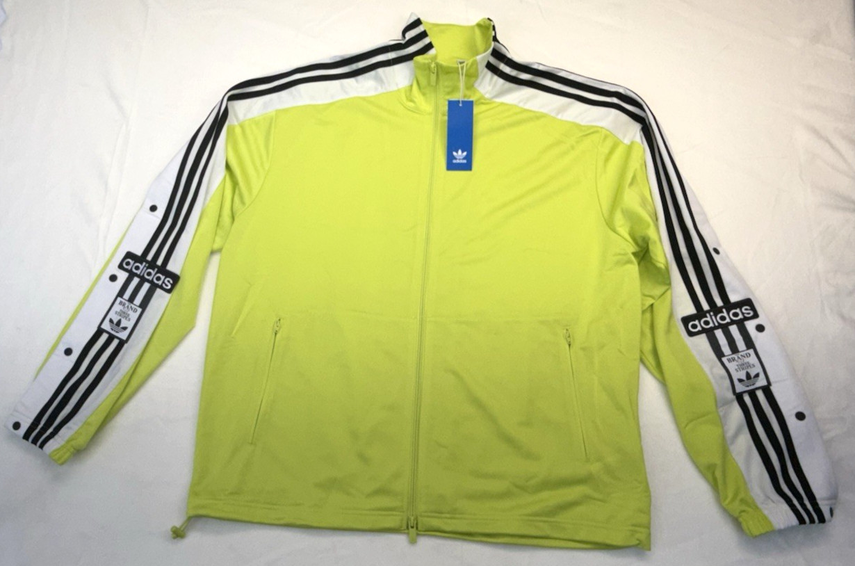 ADIDAS Men’s Originals MEGABREAK ADIBREAK Track Jacket Size M Bahia Glow JN0811