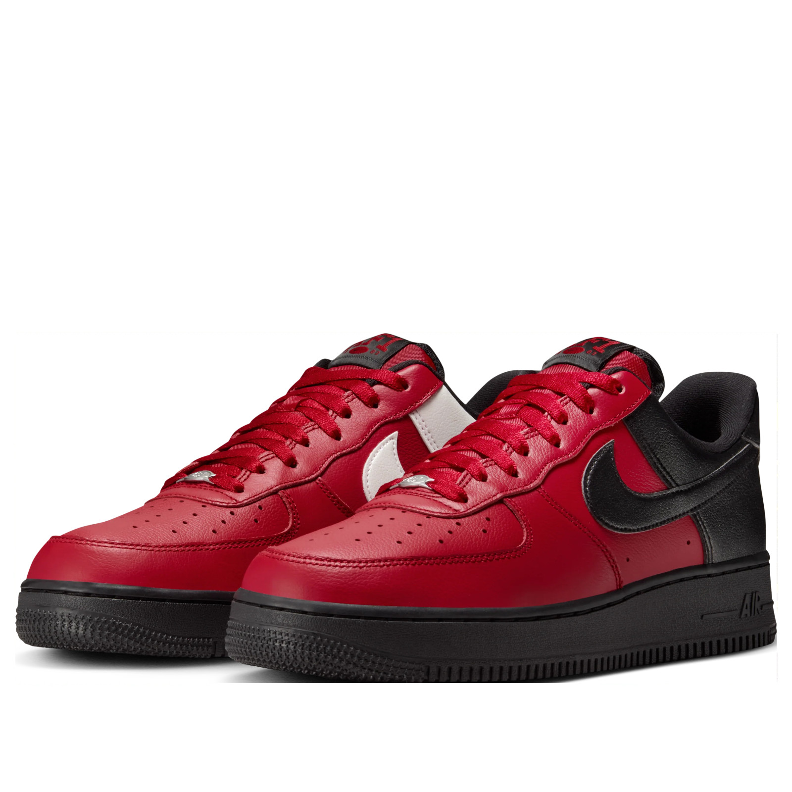 Nike Air Force 1 Low Mismatched Heel ‘Gym Red Black White’ Men’s – IB6847-600