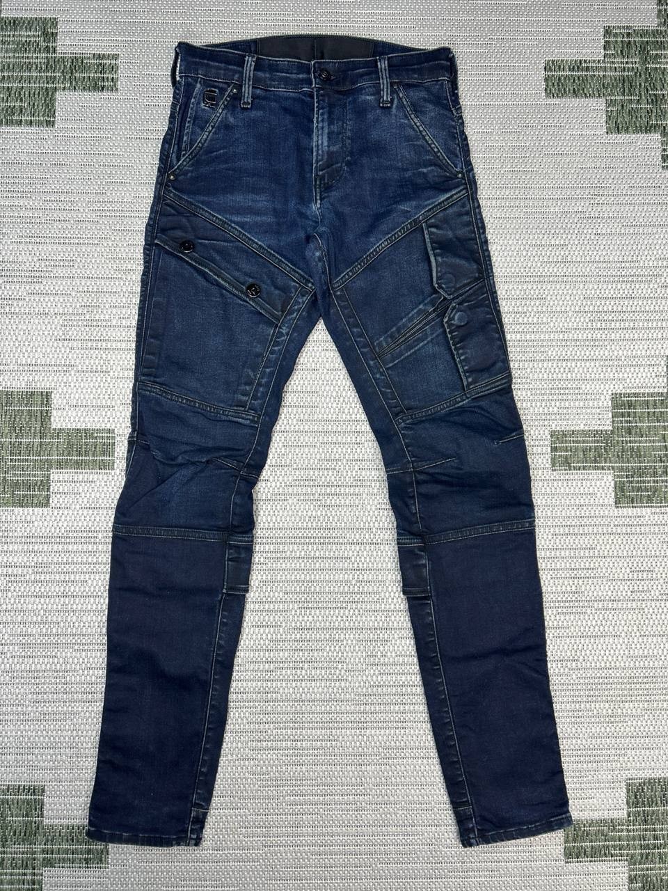 G Star Raw Airblaze 3D Skinny Jeans Mens 32 Blue Denim Cotton Mid Rise 28×32