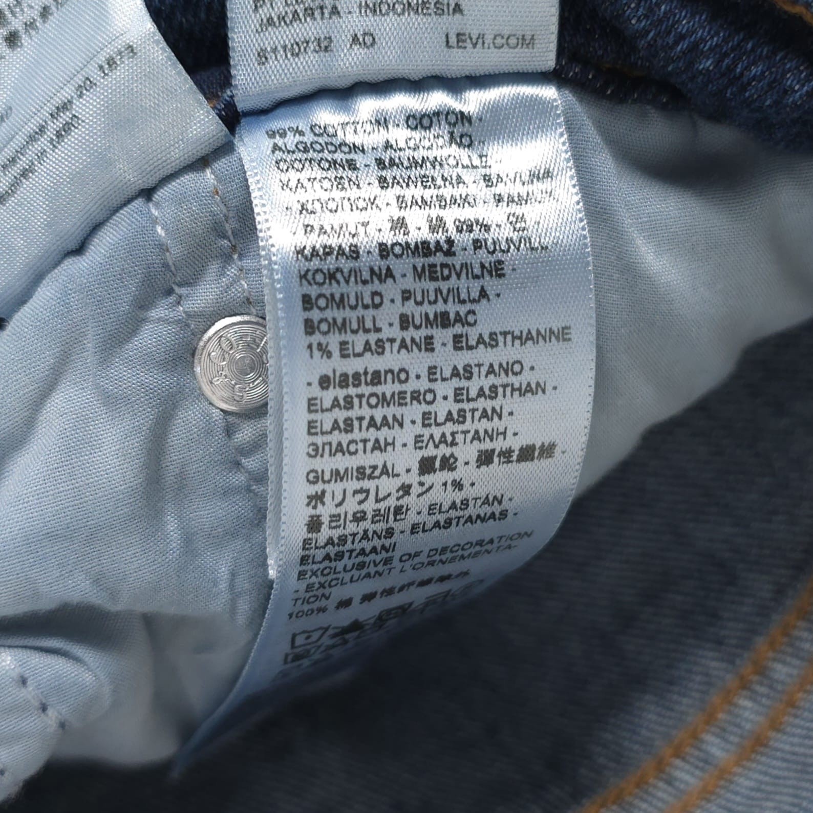 LEVIS PREMIUM Women’s Jeans Wedgie Bootcut Flare 32 Button Fly A8710-0001