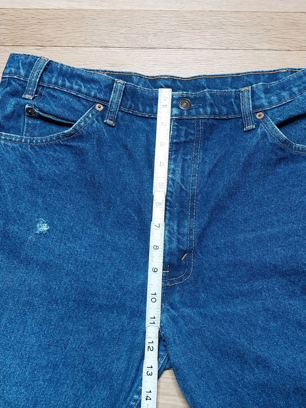 Vintage Levi’s 505 ORANGE TAB Jeans Men’s Sz 36×30 Straight Blue 80s See Pics