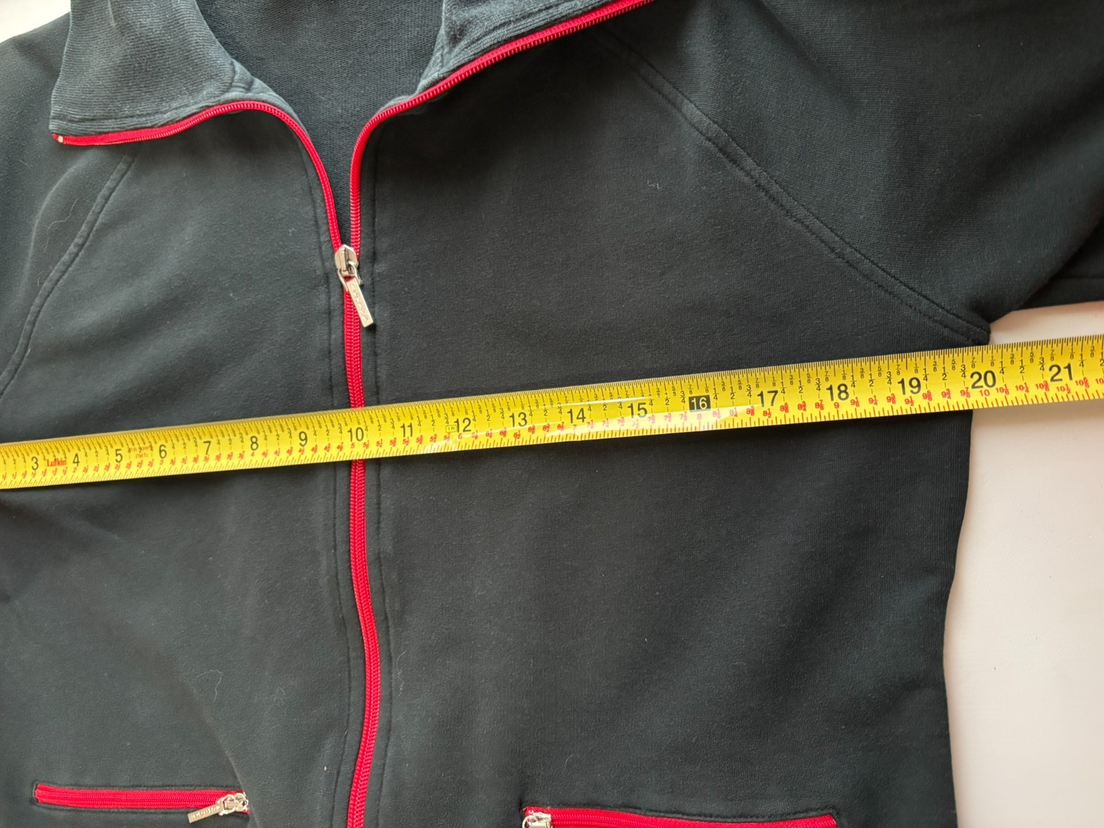 Lauren Active Ralph Lauren Womens Black w/Red Trim Full Zip Track Jacket Size M