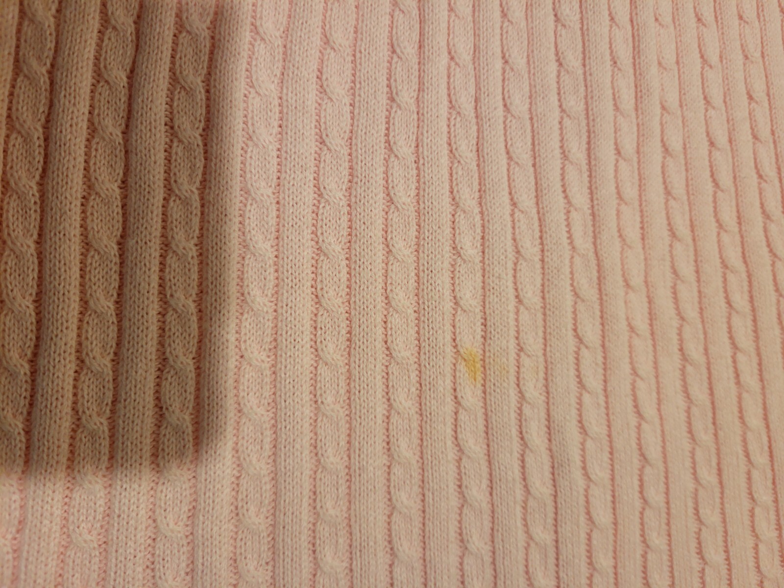 Lauren Ralph Lauren Sweater V Neck Pullover Pink Sz Medium Comfy Stretch