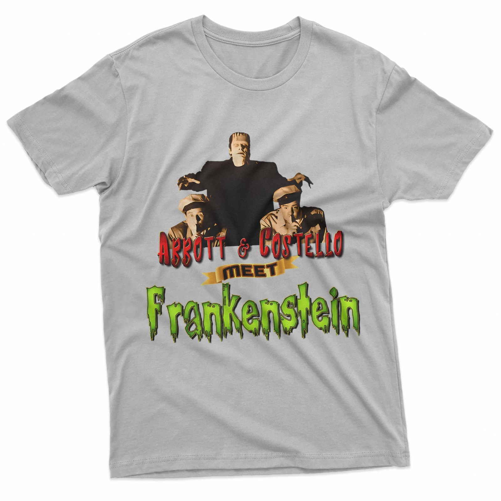 Abbott And Costello Meet Frankenstein Classic Horror Comedy T-Shirt