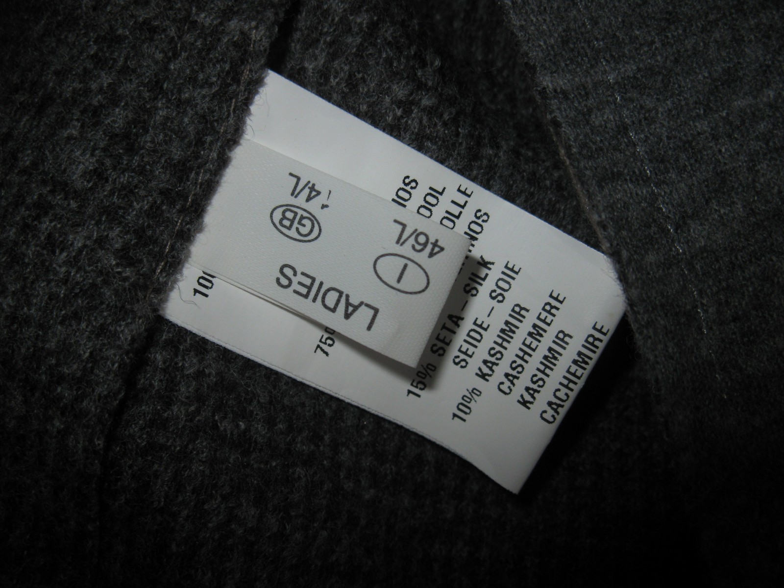 NWT FABIANA FILIPPI Gray Wool Coat with Leather Buckle Size IT46