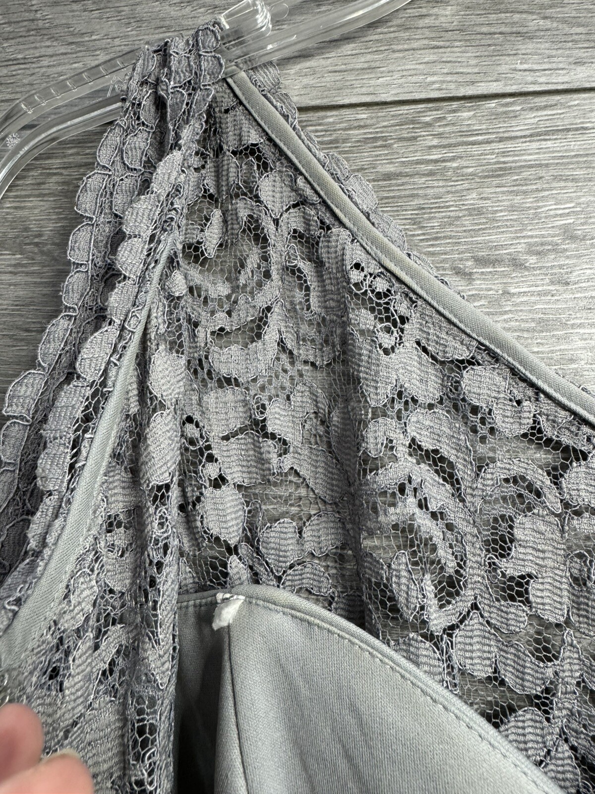 Gray Davids Bridal Dress Size 6 Floral & Lace Flower (Some Wear As Shown)