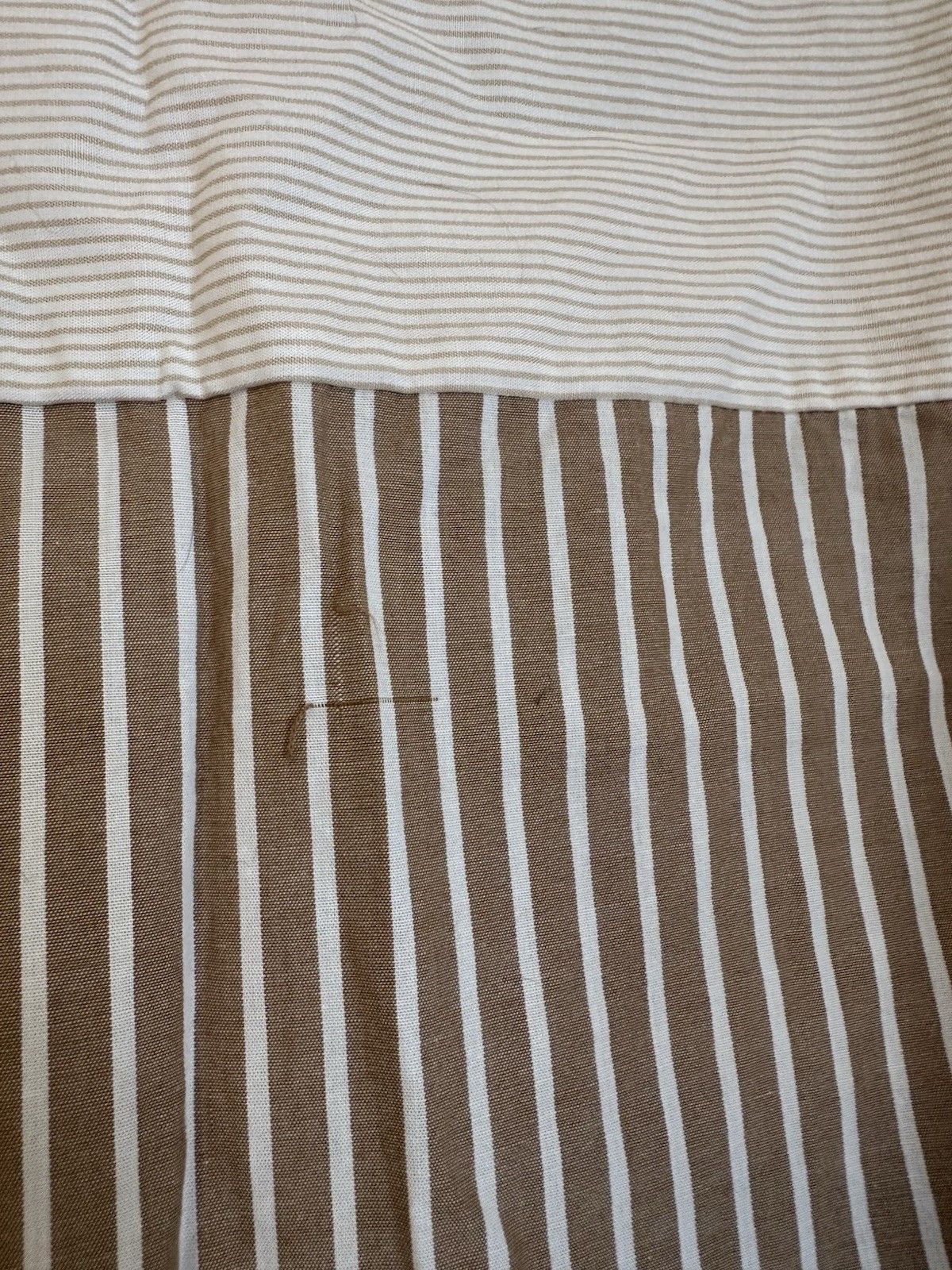 SO Striped Collared Shirt In White and Light Pink.Size XS NWT