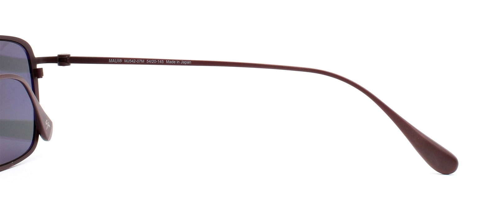 Maui Jim EBB Flow MJ 542-07M Sunglasses Matte Burgundy Red Titanium Polarized