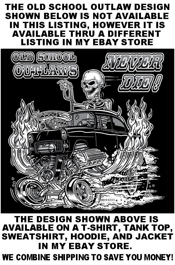 Giant Monster Rat In Blown Supercharged Hot Rat Rod Roadster Skull T-shirt WS161