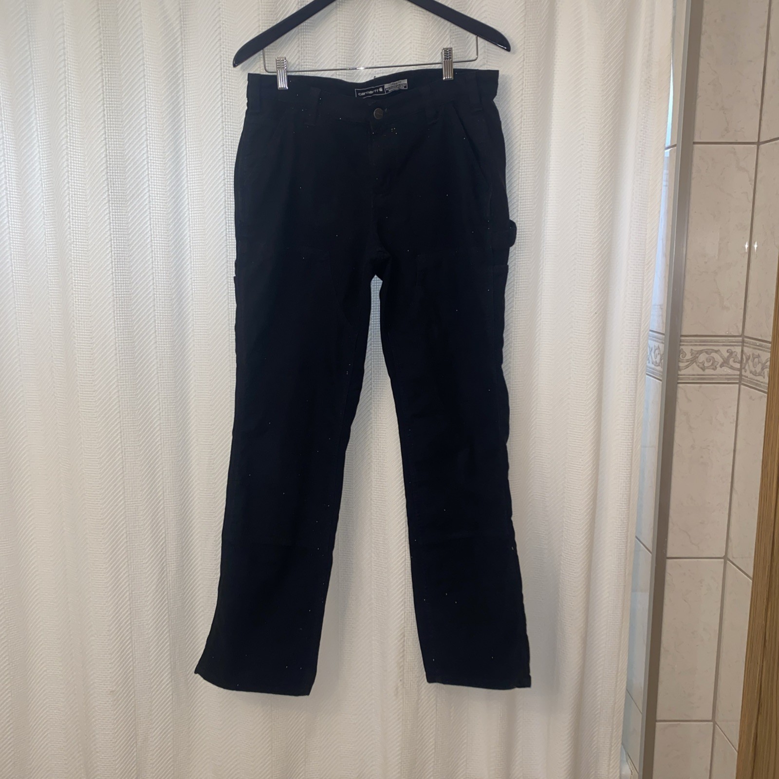 Carhartt Carpenter Pant Loose Fit Black Regular 10 Model No. BN2323-W
