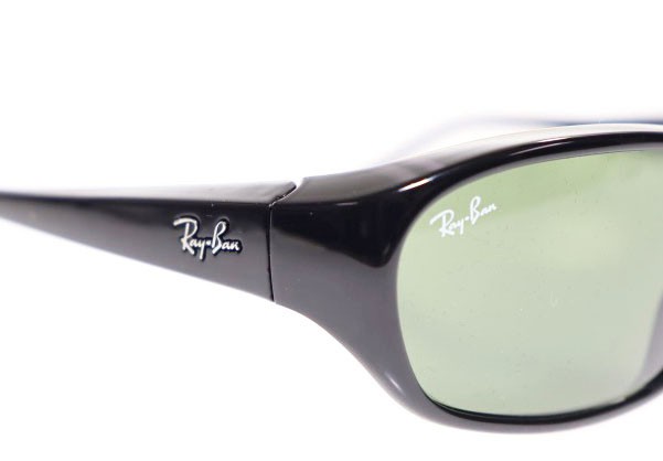 Ray-Ban RB2016 Plastic Sunglasses Black Green
