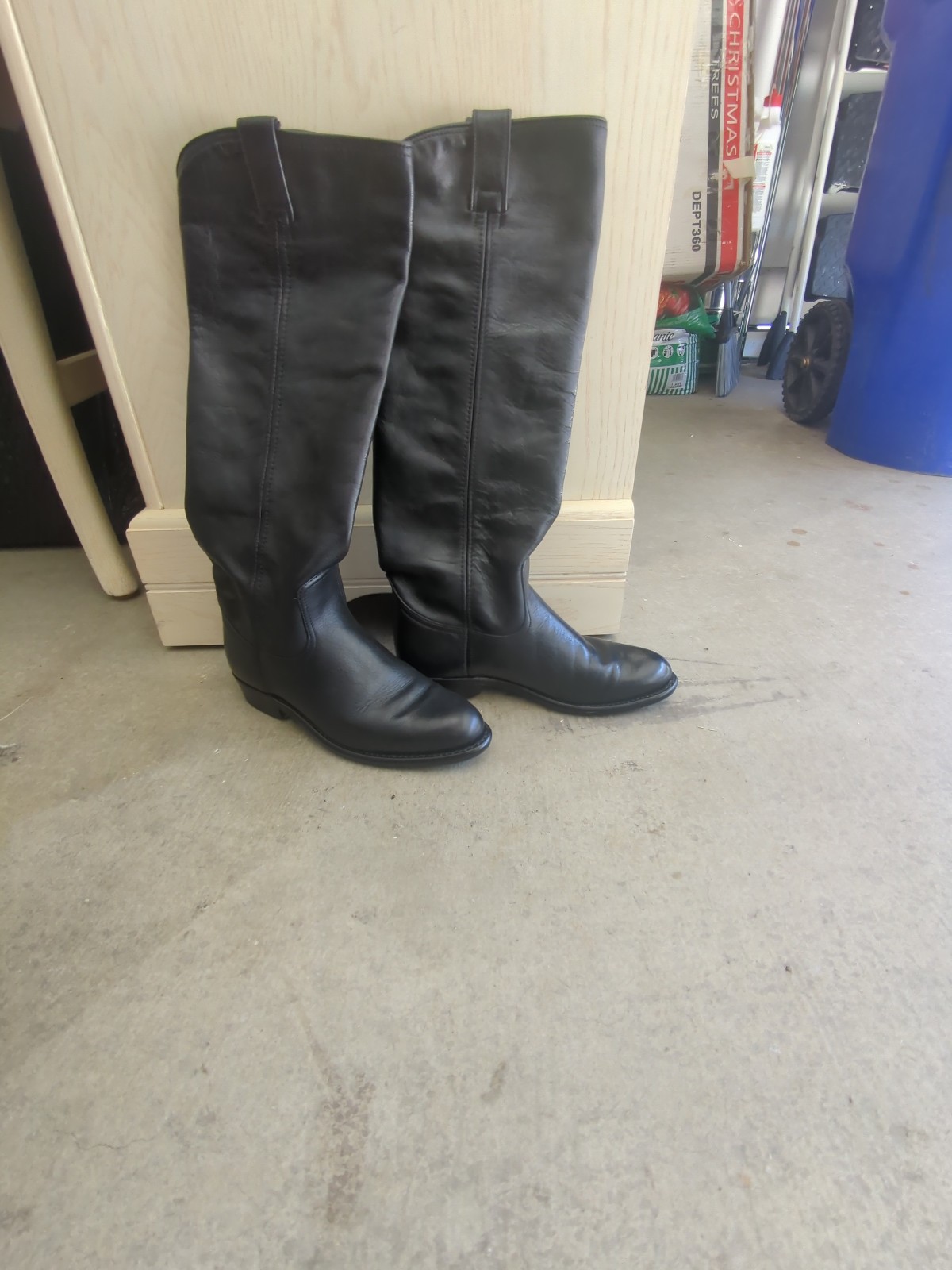 Vintage Frye Dorado Black Leather Riding Boots – sz 6 – Perfect Condition