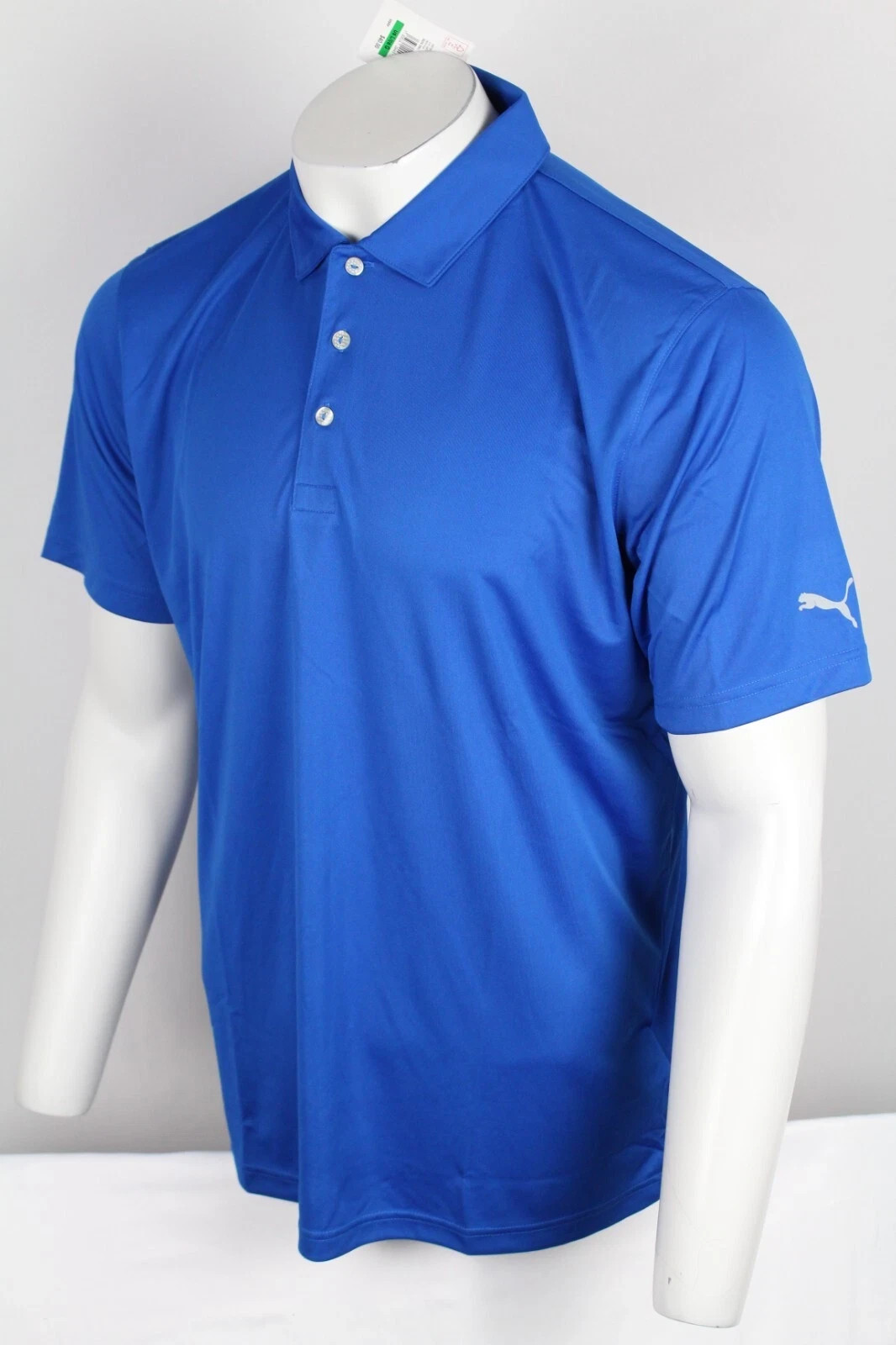 Puma Golf Polo Men’s Icon Polo Short Sleeve Shirt L Large Lapis Blue
