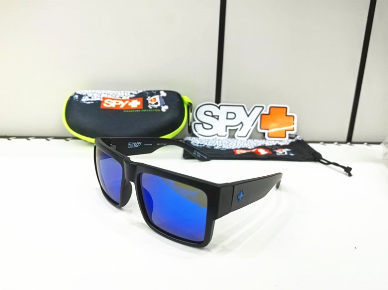 Spy Cyrus Men’s HD Polarized Sunglasses Matte Black Happy Lens–original box