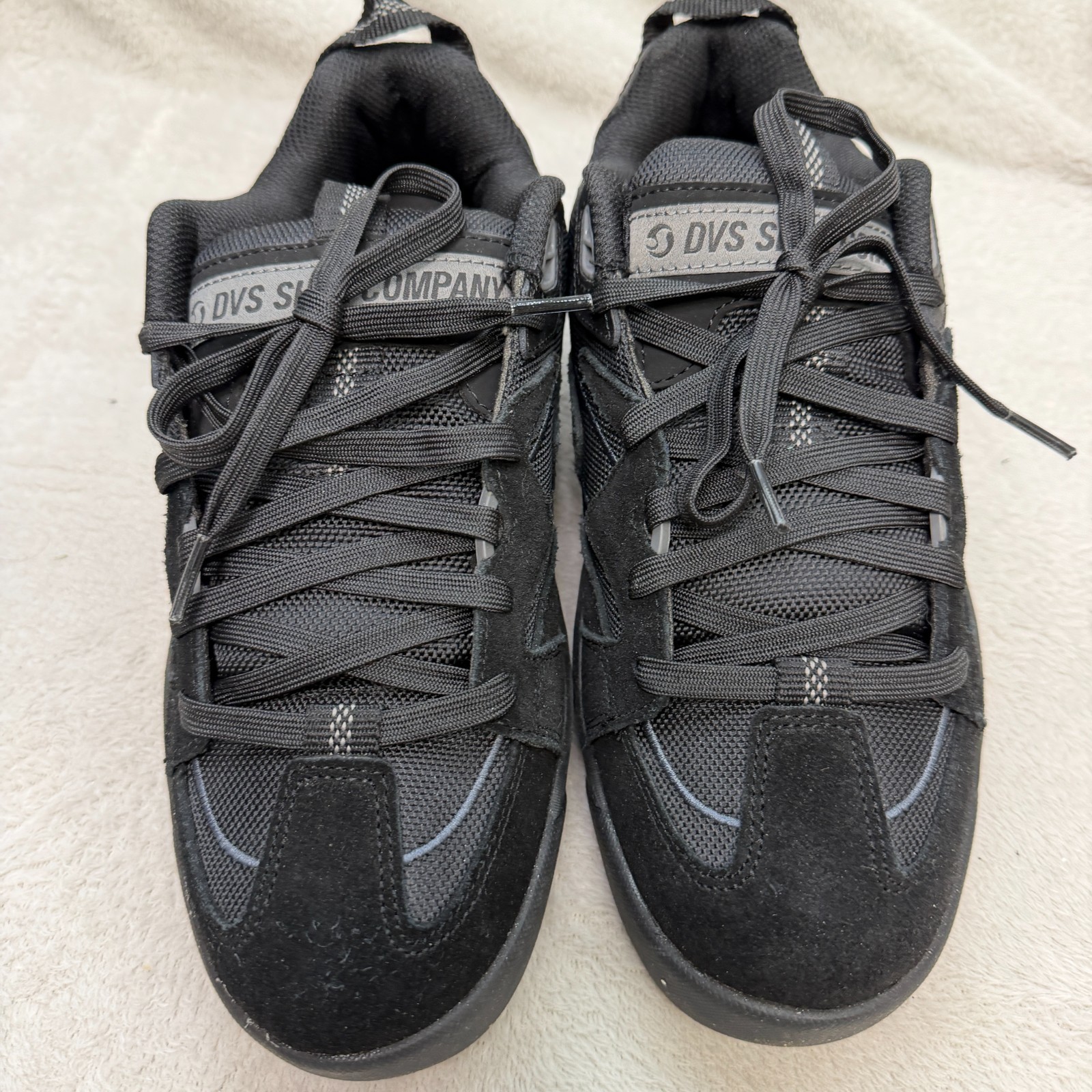 DVS Devious Skate Shoes Sz 9.5 Gray Black Yellow Men’s DF0000326 Skater