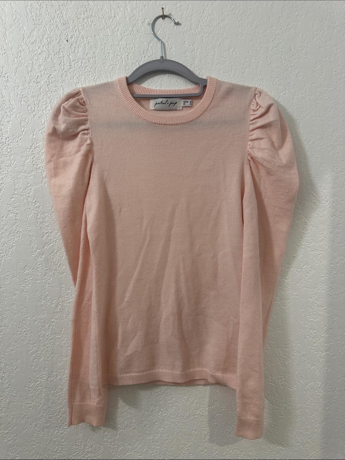 Petal & Pup Blush Pink Crewneck Sweater