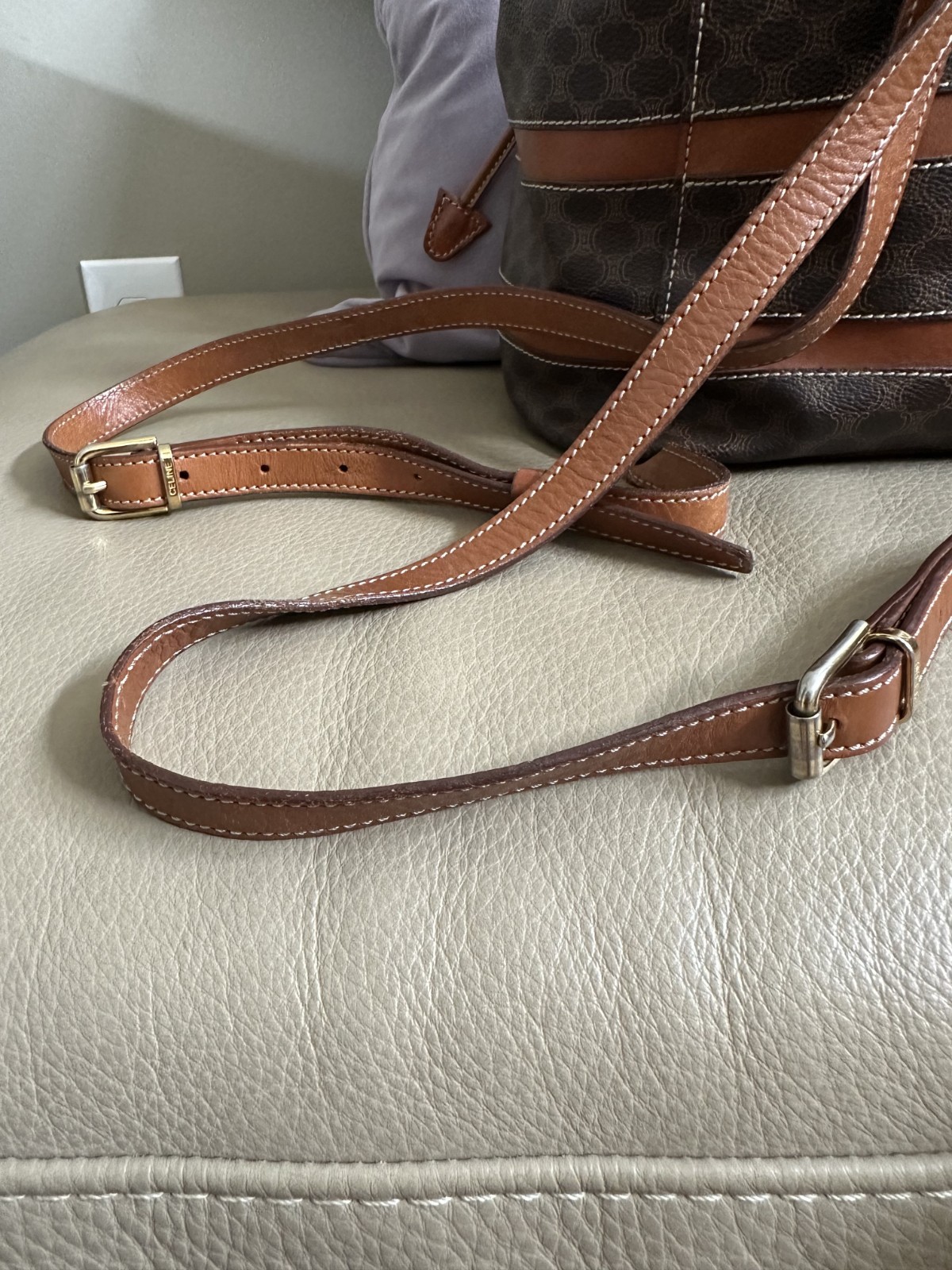 Authentic Celine Macadam Monogram Backpack