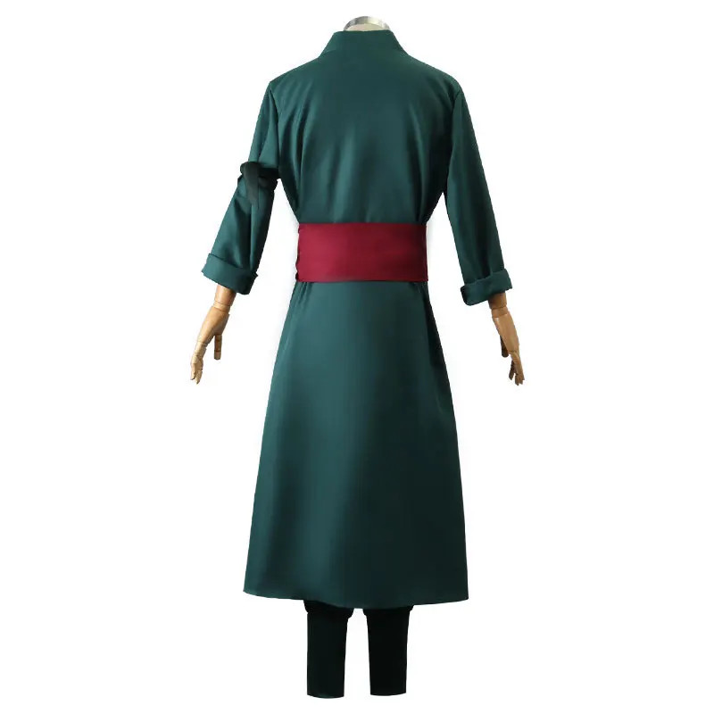 Roronoas Cosplay Costume Anime Kimono Robe Zoro Cloak Uniform Halloween Outfits