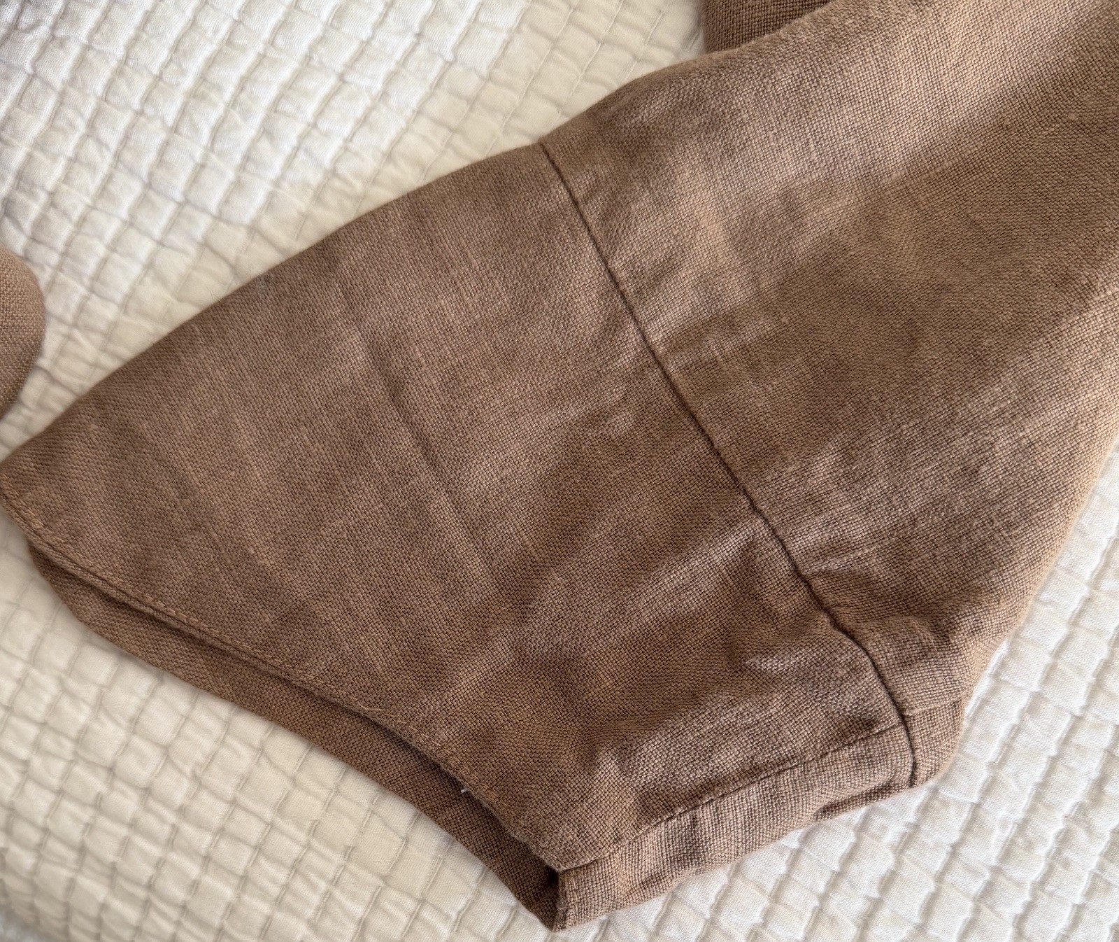 Willow Brand WMs Casual 100% Linen Button Shacket/Jacket Size M Cinchable