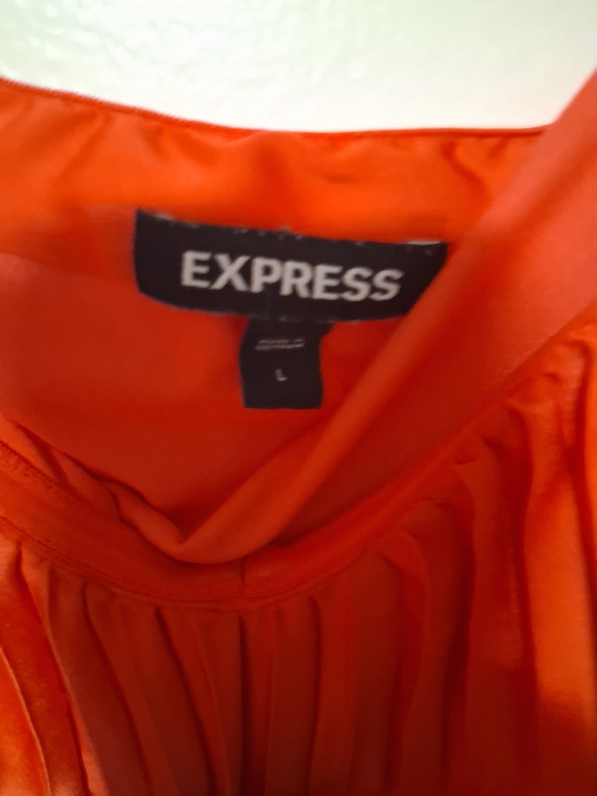 TExpress Women’s Pleated Off The Shoulder Trapeze Dress Red Size L
