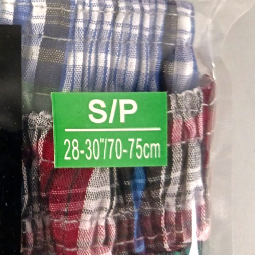 3 – pack Men’s Plaid Shorts Assorted Cotton Boxers Trunks Underwear