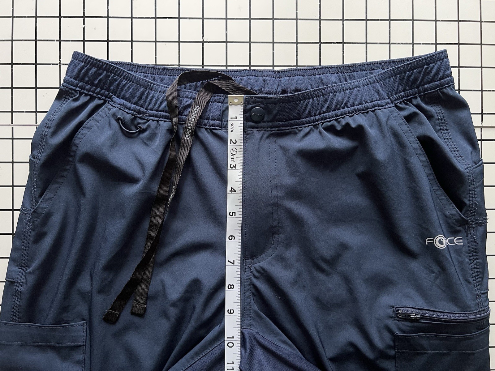 Carhartt Force Liberty Scrub Pants Men’s Medium Short 32×27.5 Blue Cargo C55106