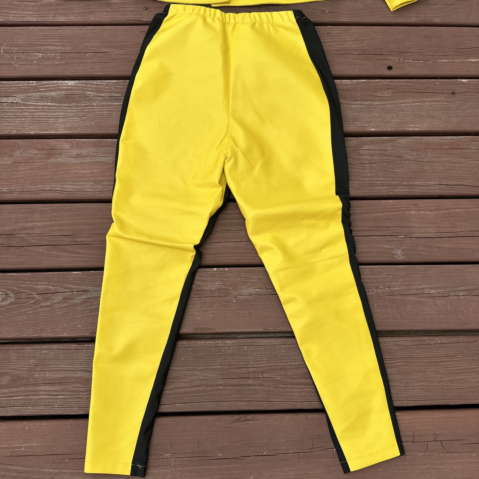 NWT Kill Bill Beatrix Kiddo Size 14 Motorcycle Suit Cosplay Bride New With Tags