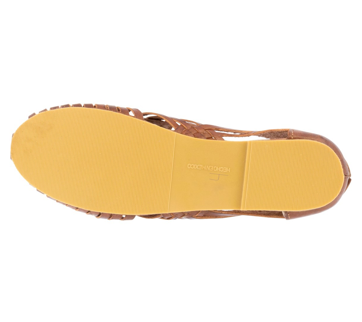 Womens Cognac Authentic Mexican Huaraches Leather Sandals Boho Closed Toe #110