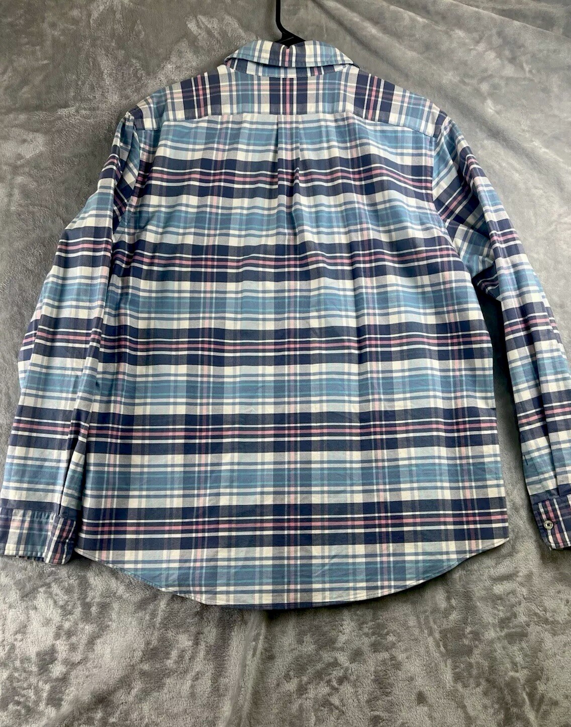 Vineyard Vines men Shep&Ian Classic Fit Tucker Shirt Whale Plaid large