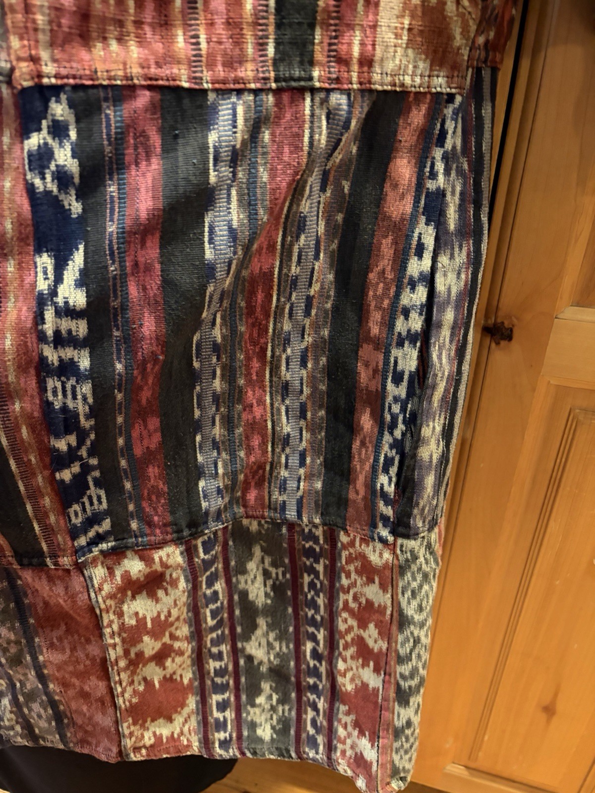 Art to Wear Vintage Ikat Kimono Patchwork Wild Woman Wild Thing Hand Made