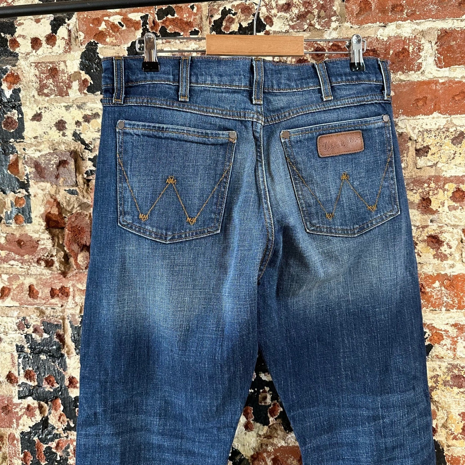 Wrangler Retro Relaxed Boot Blue Jeans Western Bootcut Mens 32×30