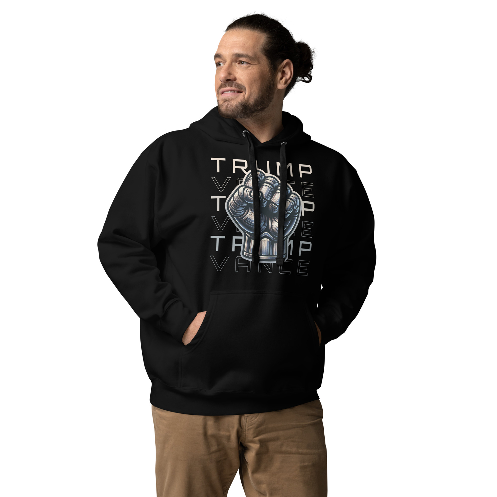 Election 2024 Trump Vance Fist Hoodie