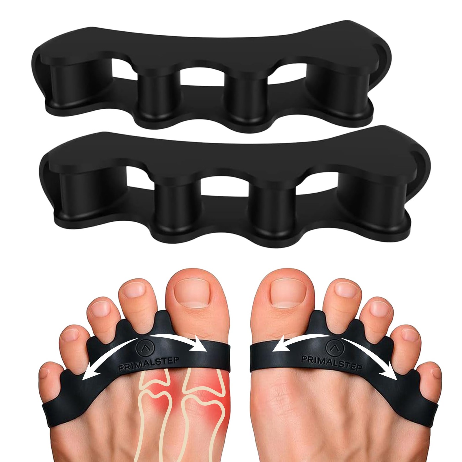 VYCE PrimalStep Toe Separators, Spreaders, Spacers, Straightener to S/M