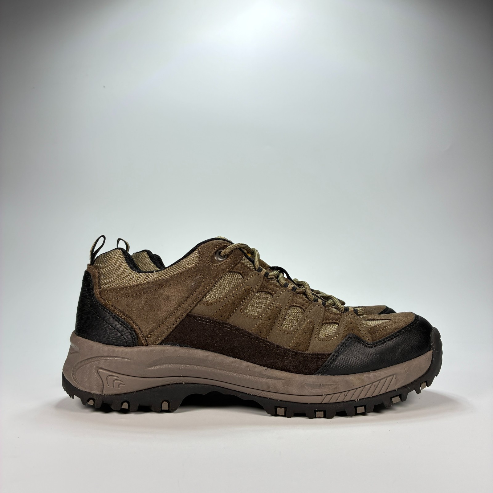 Denali Birch Brown Lace Up Hiking Shoes Trail Outdoor Sneakers Men’s Size 10.5