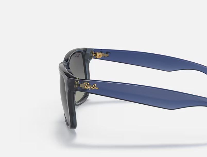 Ray-Ban Justin Classic Transparent Blue/Grey Gradient Polarized 54 mm Sunglasses
